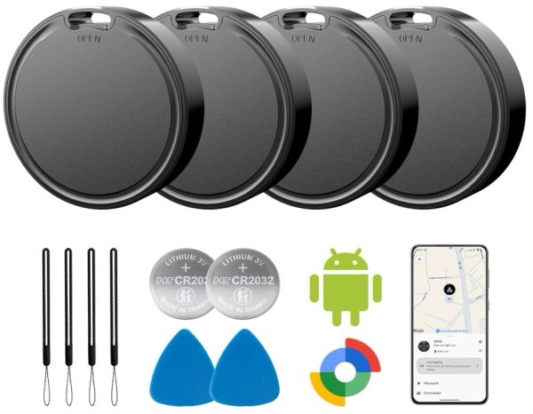 Android tracker tags 4 pack